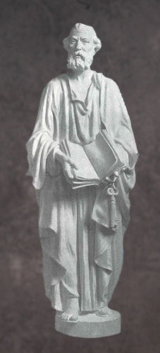 Saint Peter Marble Statue Style 1 - 24”H