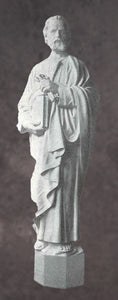 Saint Peter Marble Statue Style 2 - 48”H