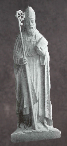 Saint Patrick Marble Statue Style 1 - 72”H