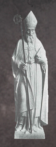Saint Patrick Marble Statue Style 3 - 72”H