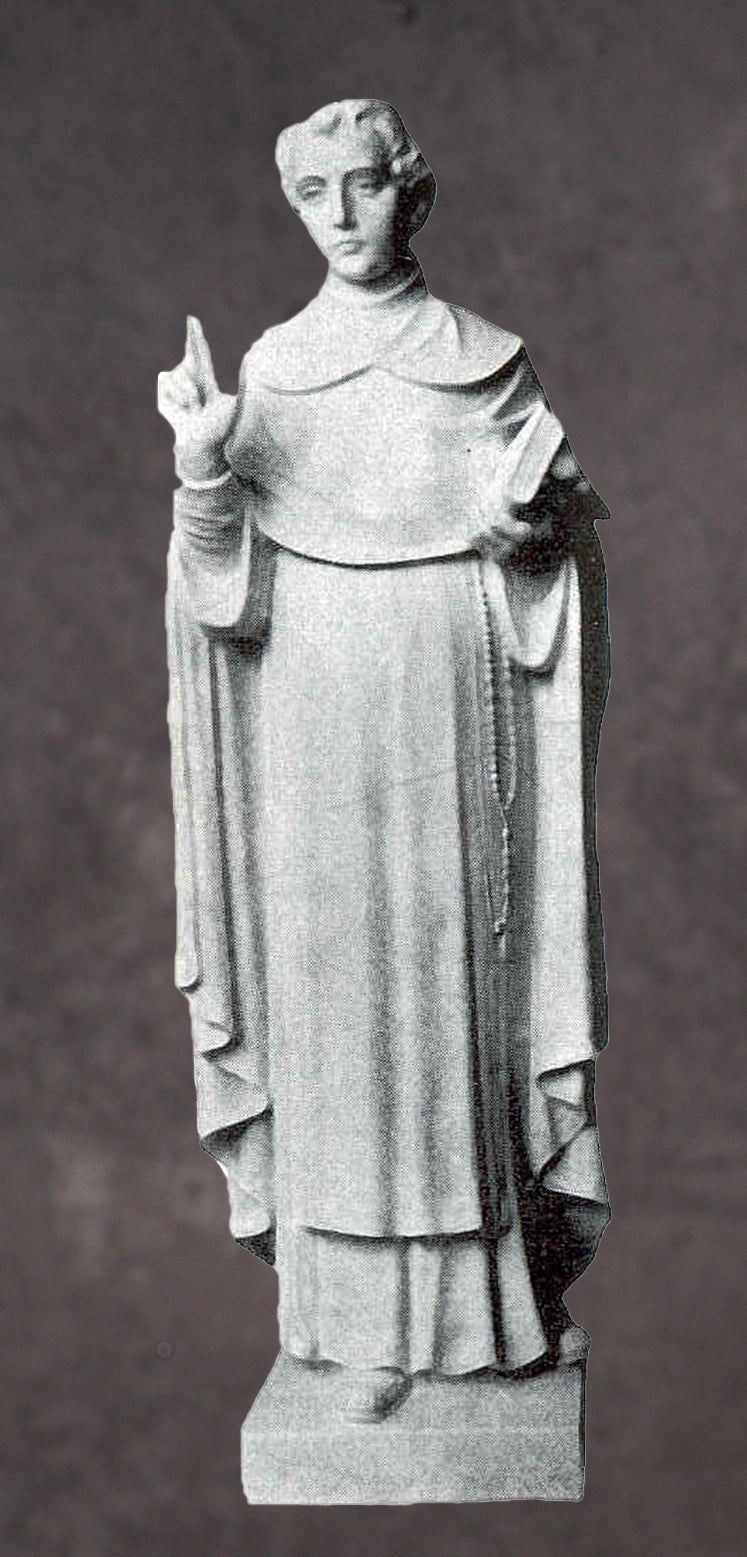 Saint Dominic Marble Statue - 12”H