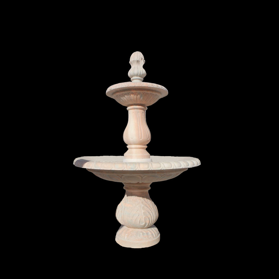 Amalfi Two Tier Marble Fountain - 76”H