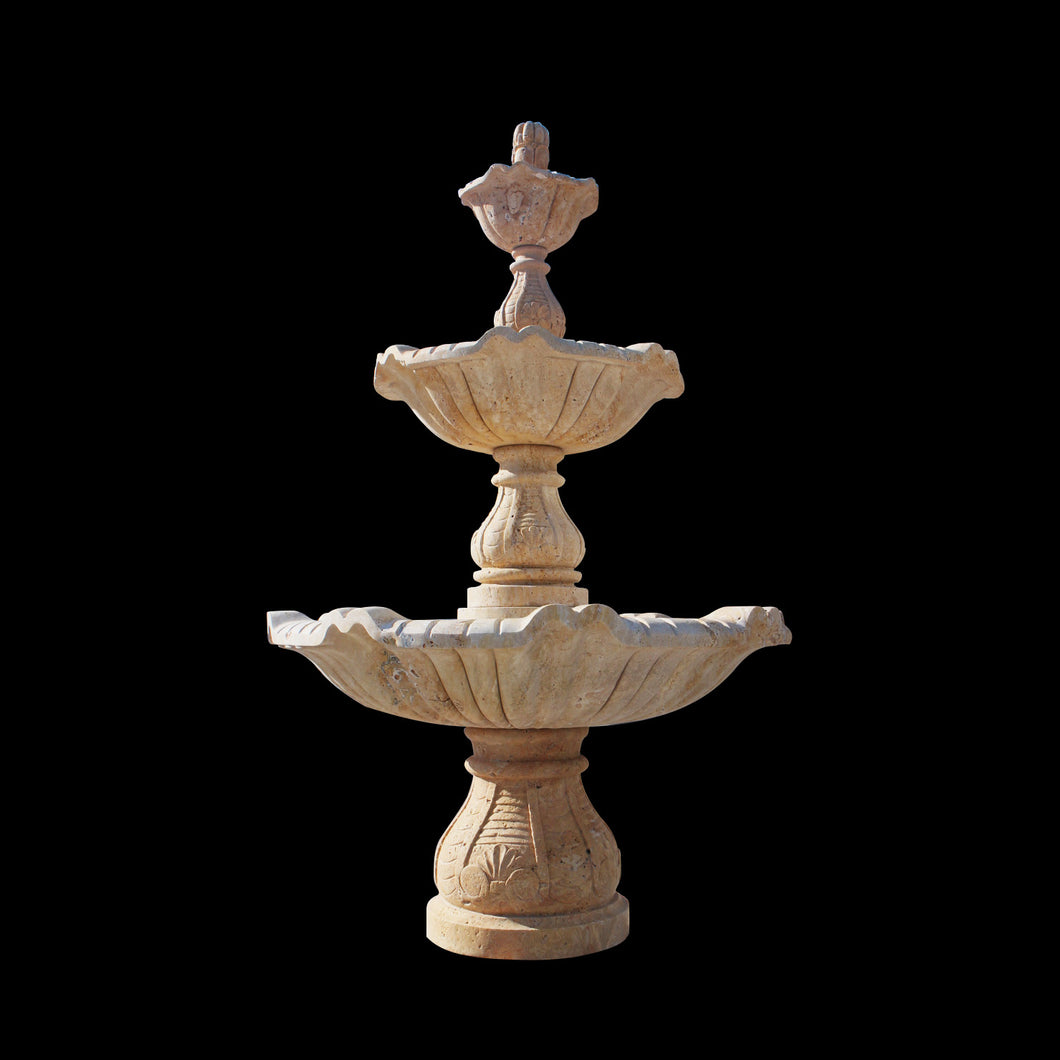 Milano Tiered Marble Fountain - 90”H