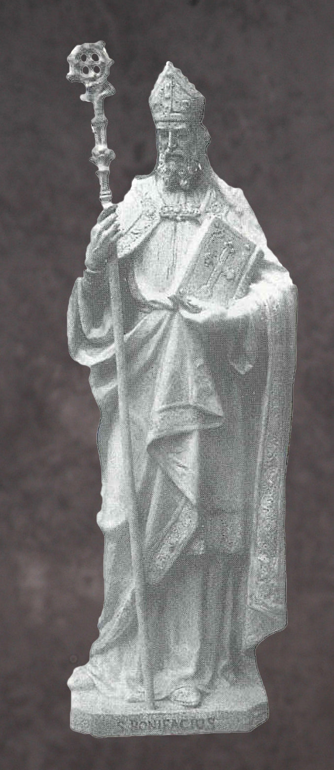 Saint Boniface Marble Statue - 60”H