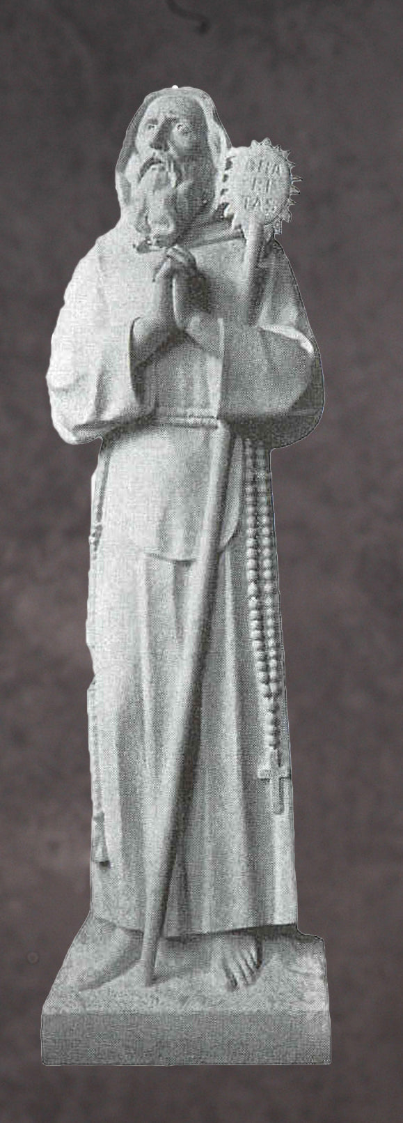 Saint Tobias Marble Statue - 72”H