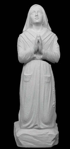 Saint Bernadette Marble Statue - 20”H