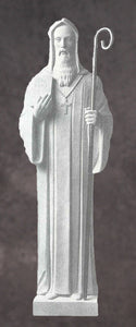 Saint Benedict Marble Statue - 60”H