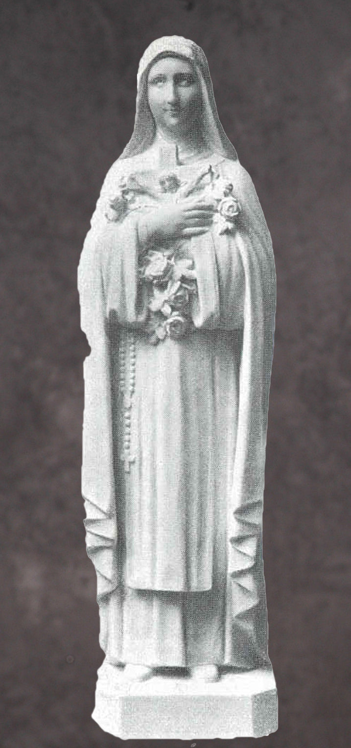 Saint Therese of Lisieux Marble Statue Style 1 - 60”H