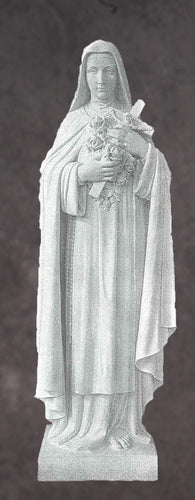 Saint Therese of Lisieux Marble Statue Style 3 - 12”H