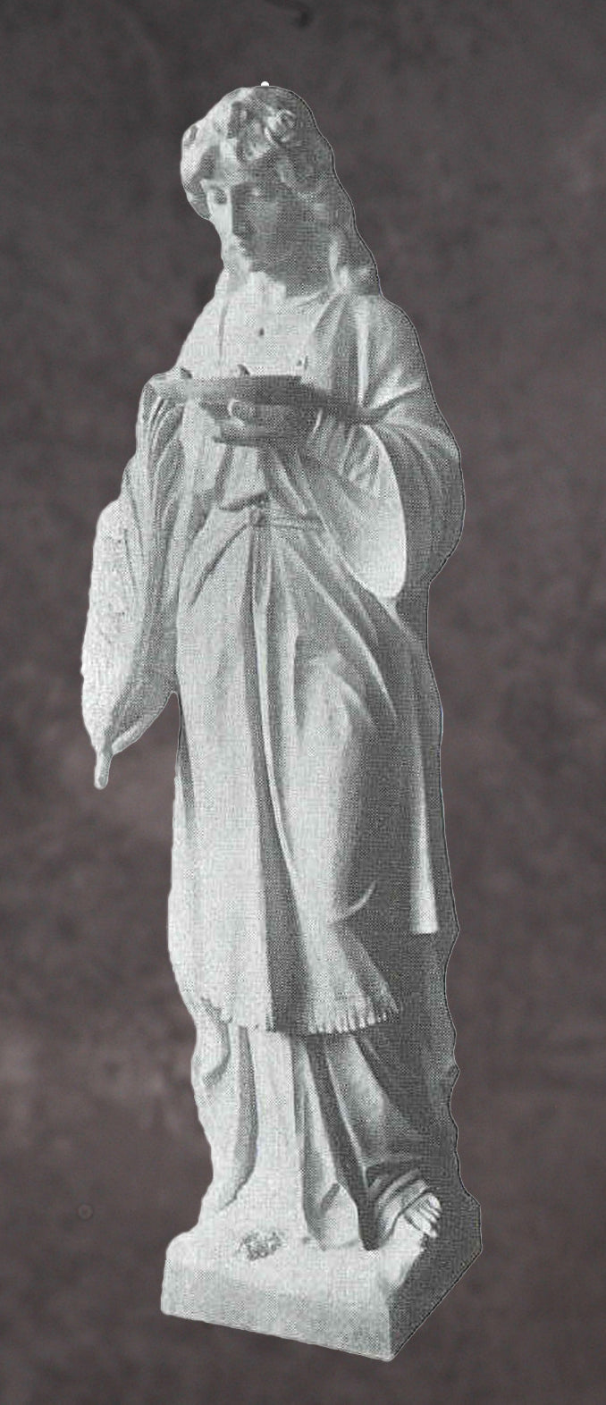 Saint Lucy Marble Statue - 60”H