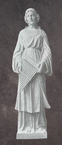 Saint Cecilia Marble Statue - 72”H