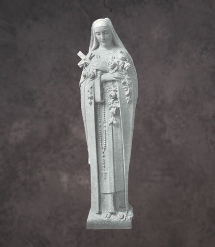 Saint Therese of Lisieux Marble Statue Style 4 - 48”H
