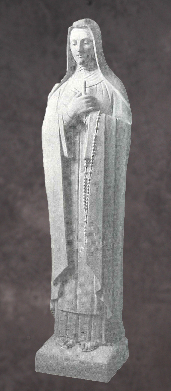 Saint Teresa of Avila Marble Statue - 60”H