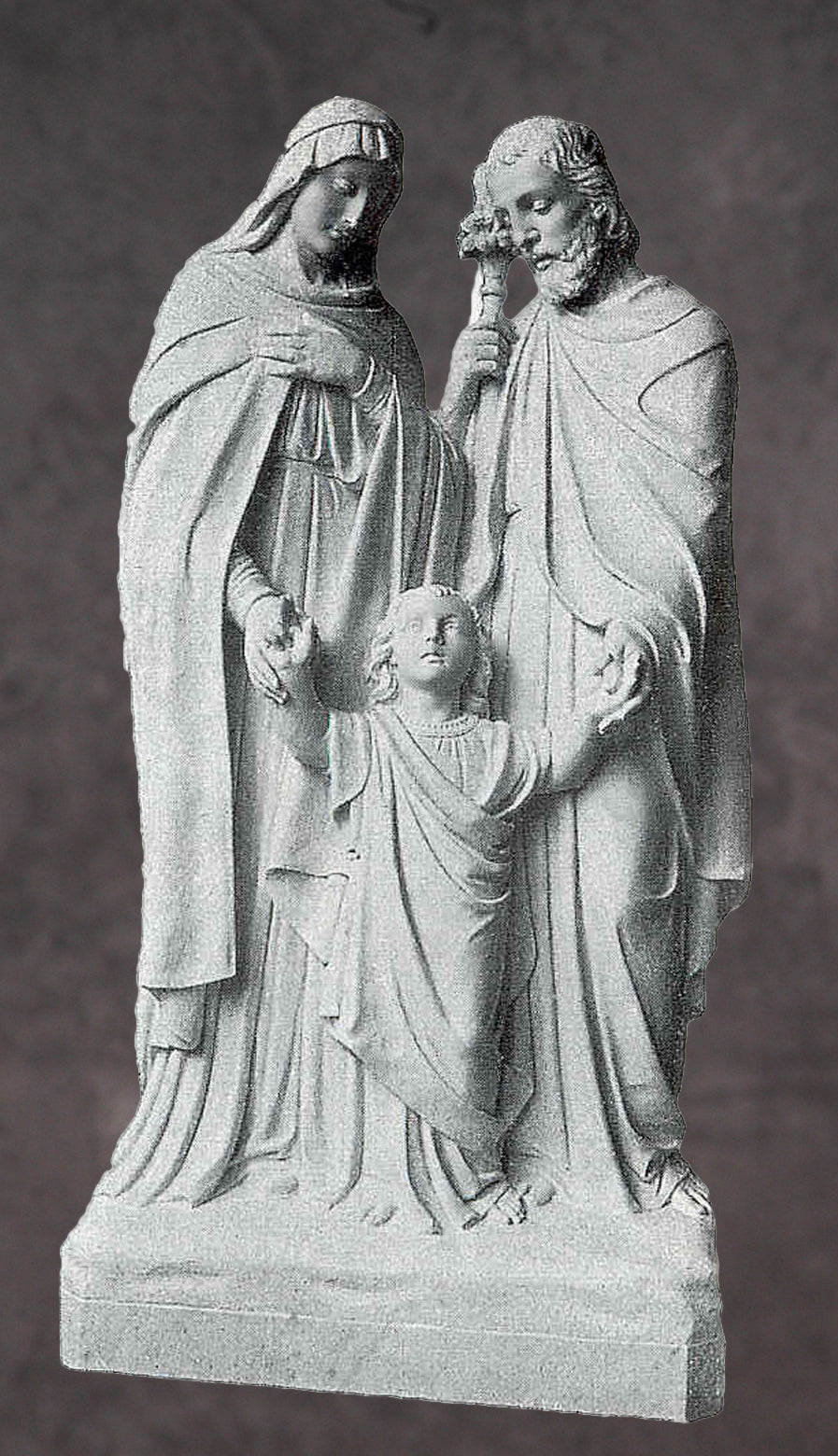 Holy Family Marble Statue Style 1 - 24”H