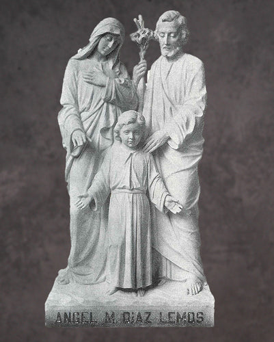 Holy Family Marble Statue Style 2 - 72”H