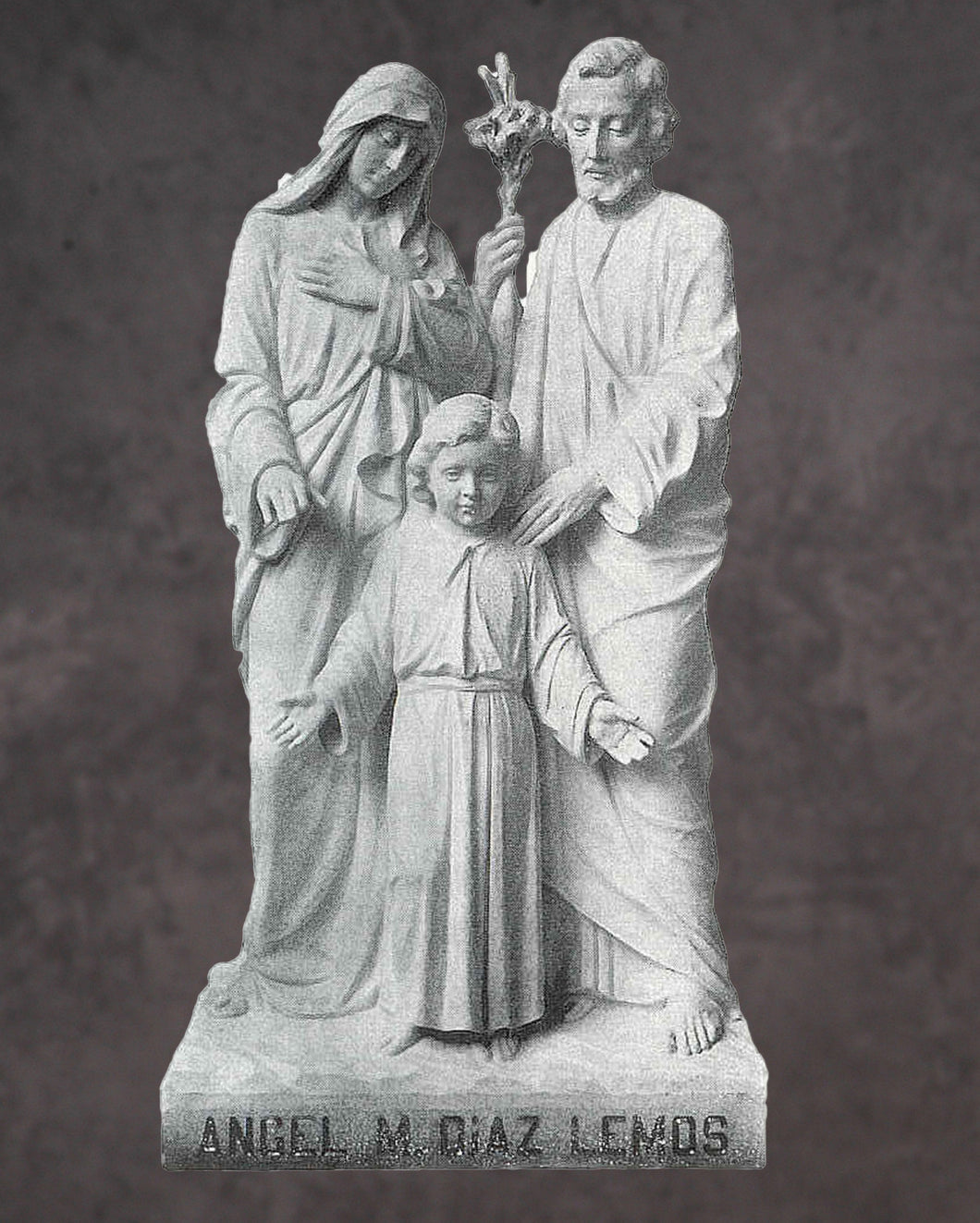 Holy Family Marble Statue Style 2 - 36”H