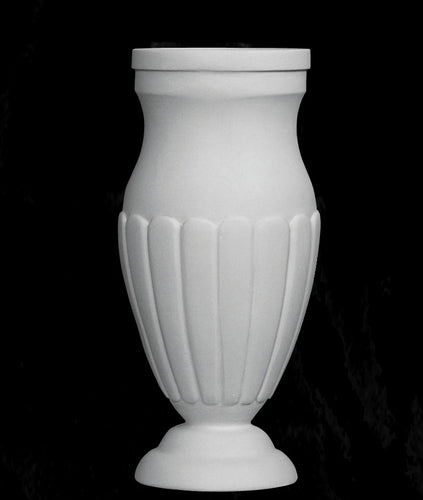Marcella Cemetery Marble Vase - 9”H