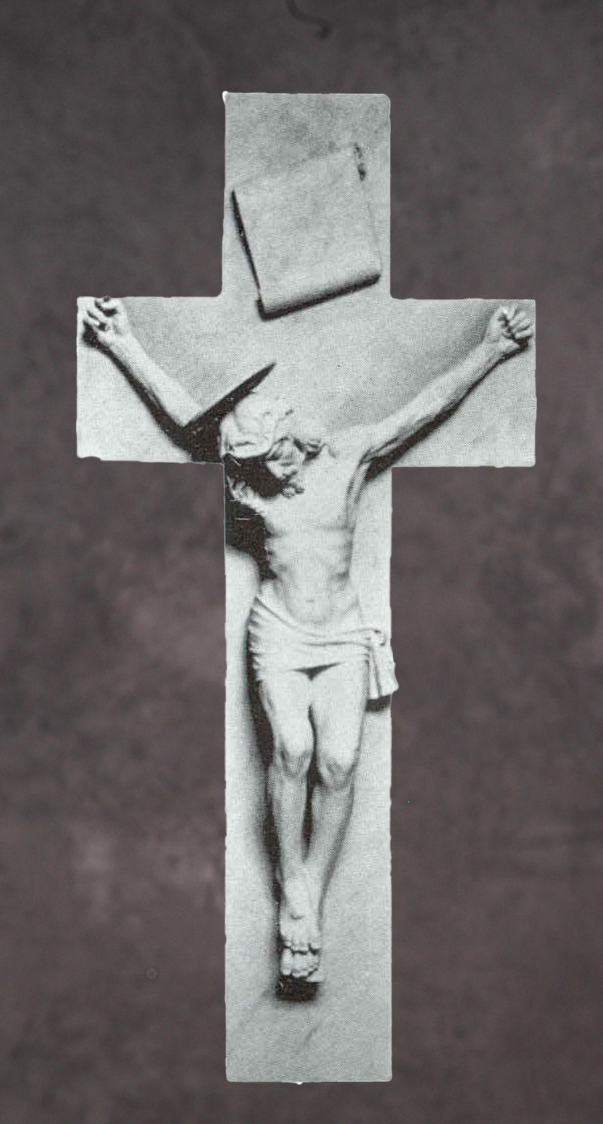 Jesus at the Crucifixion Granite Sculpture Style 3 - 24”H