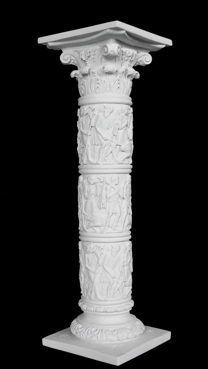 Jesus Marble Column - 31.5”H