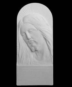 Christ Marble Wall Relief - 10”H