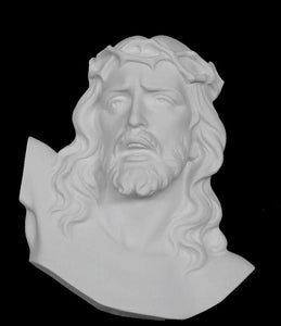 Crucified Jesus Marble Wall Relief I - 6.3”H