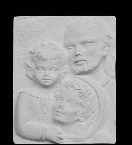 Holy Family Wall Relief - 9”H