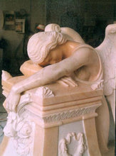 Load image into Gallery viewer, Large Weeping Angel Marble Statue - Italy Style 1