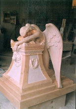 Load image into Gallery viewer, Large Weeping Angel Marble Statue - Italy Style 1