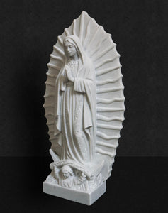 Our Lady of Guadalupe Marble Statue Style 2 - 36”H