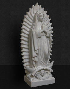 Our Lady of Guadalupe Marble Statue Style 3 - 60”H