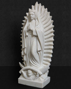 Our Lady of Guadalupe Marble Statue Style 3 - 60”H