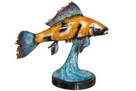 Bronze Koi Fish Statue