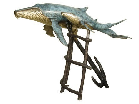 Bronze Humpback Whale Sculpture
