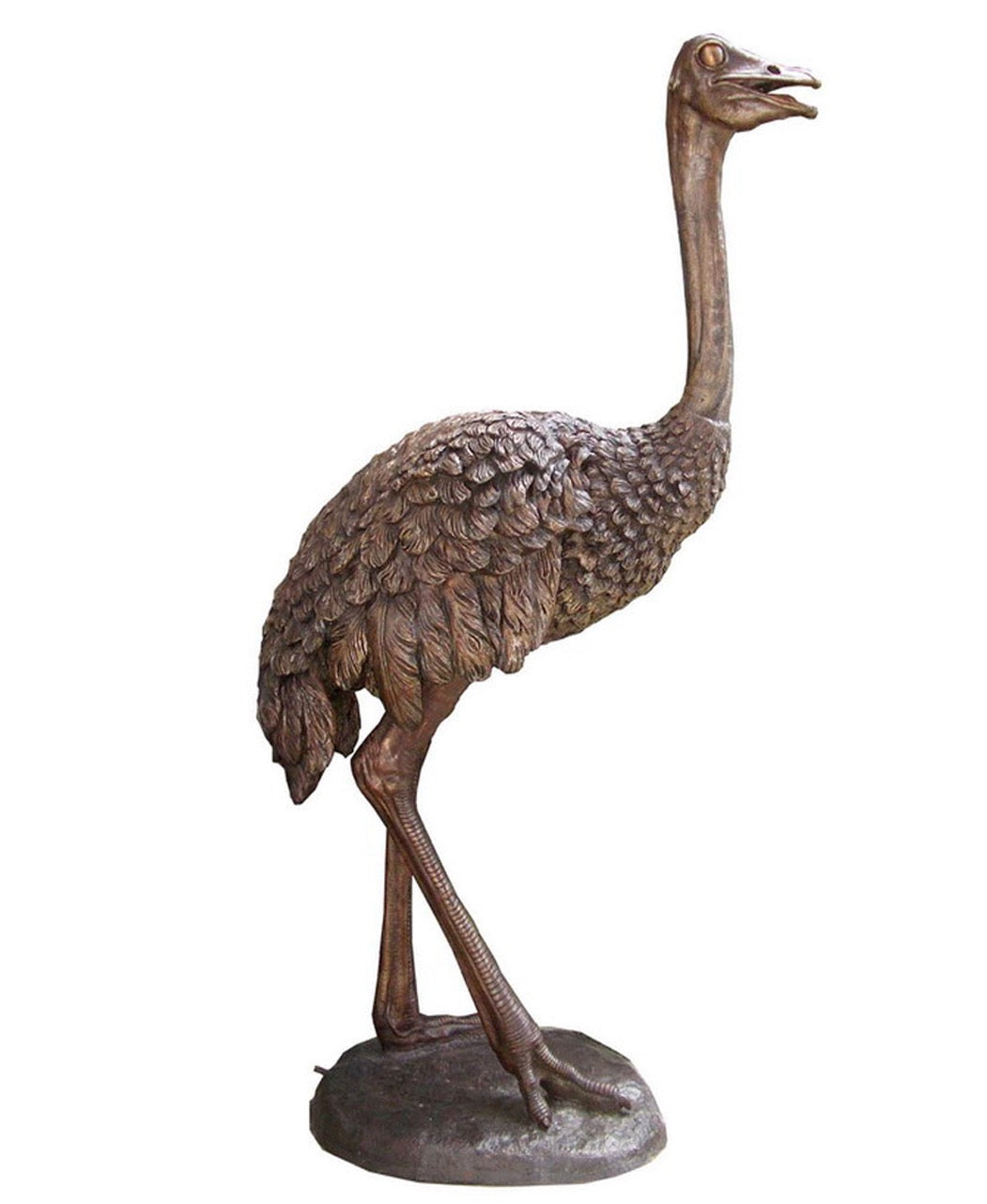 Bronze Ostrich Fountain Sculpture