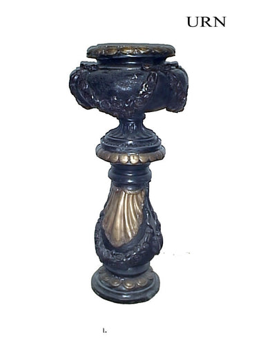 Bronze Garland Wreath Urn