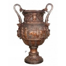 Bronze Egypt Garden Urn - 45”H