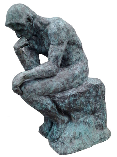 The Thinker by Rodin Bronze Statue - 48”H