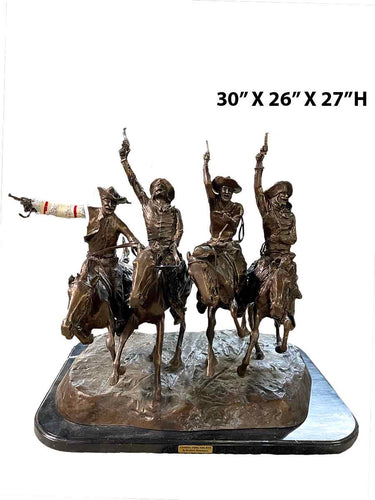 Coming Through the Rye Large Bronze Sculpture - 27”H