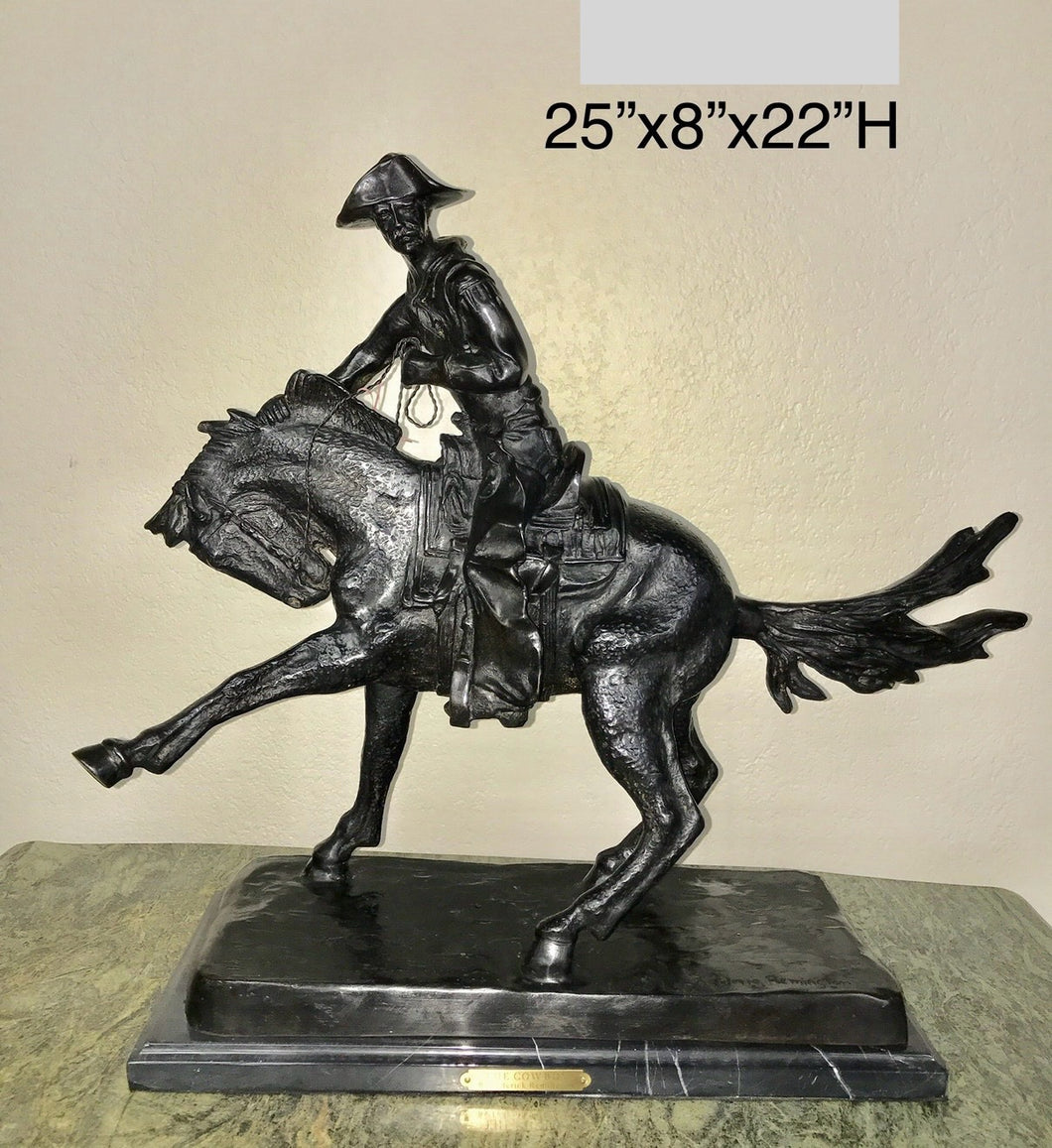 Bronze Cowboy Western Statue II