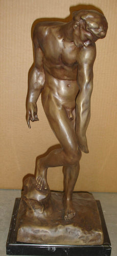 Adam Bronze Statue by Auguste Rodin - 21”H