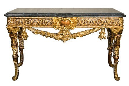 Bronze Victorian Console Table