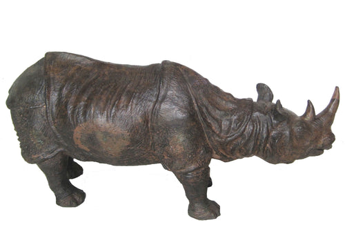 Bronze Rhinoceros Sculpture