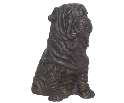 Bronze Shar-Pei Statue & Figurine