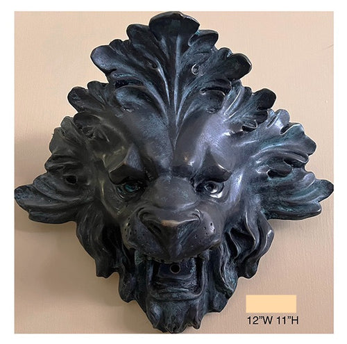 Bronze Lion Head Fountain Water Spout