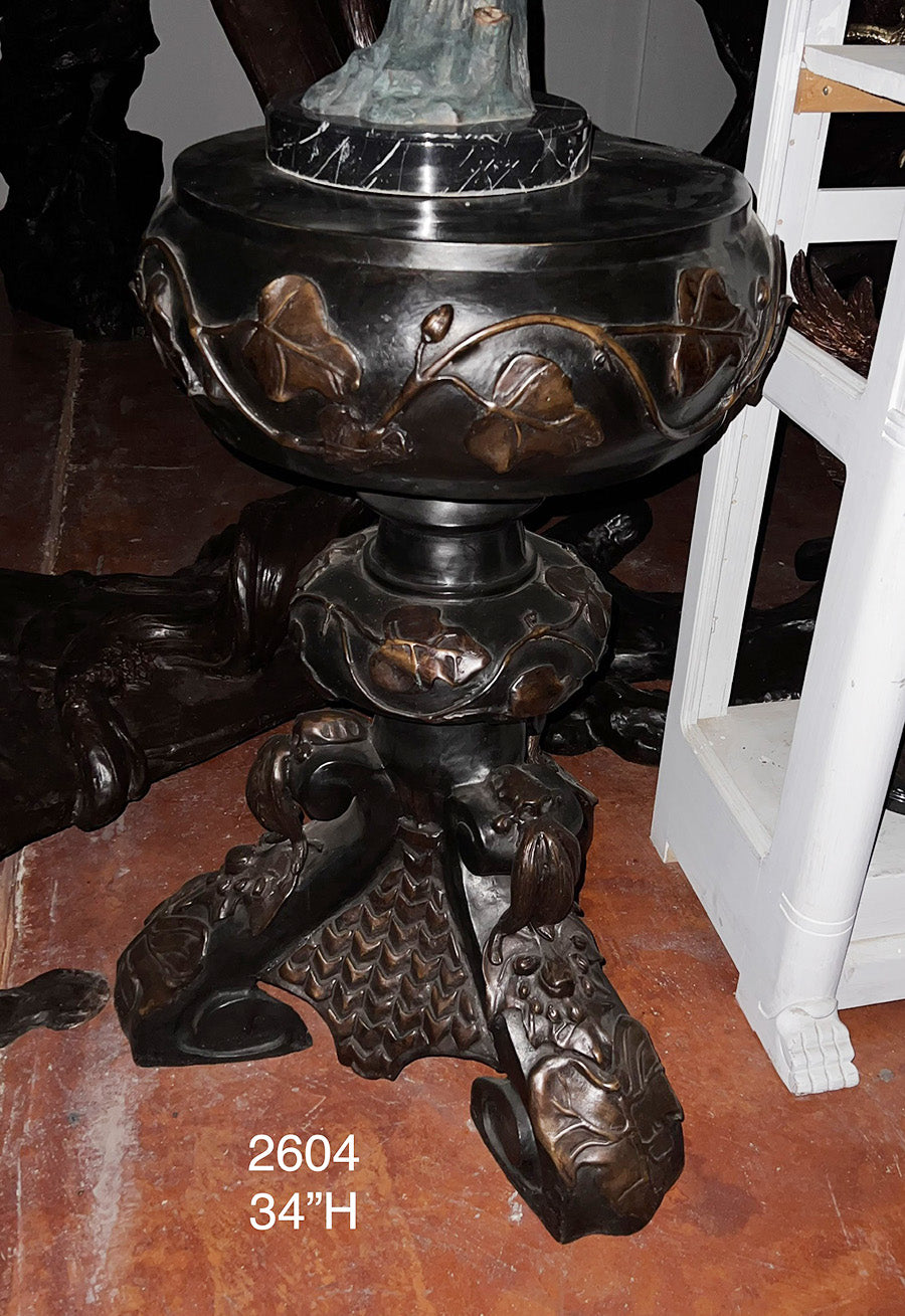 Trailing Ivy Bronze Pedestal