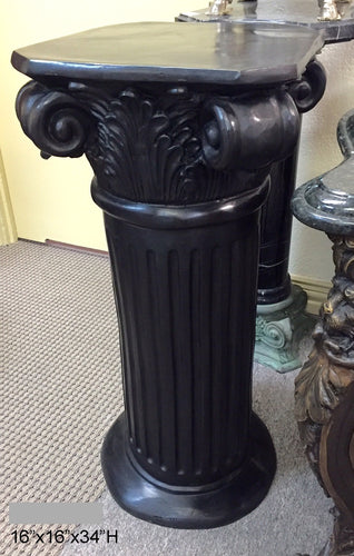 Bronze Roman Ionic Column Pedestal