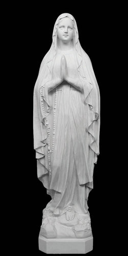 Our Lady of Lourdes Marble Statue from Italy