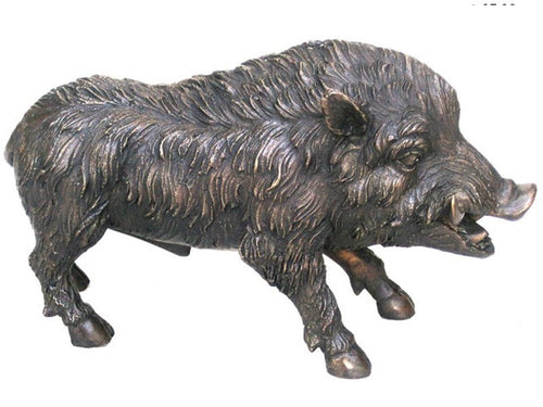 Bronze Wild Boar Figurine