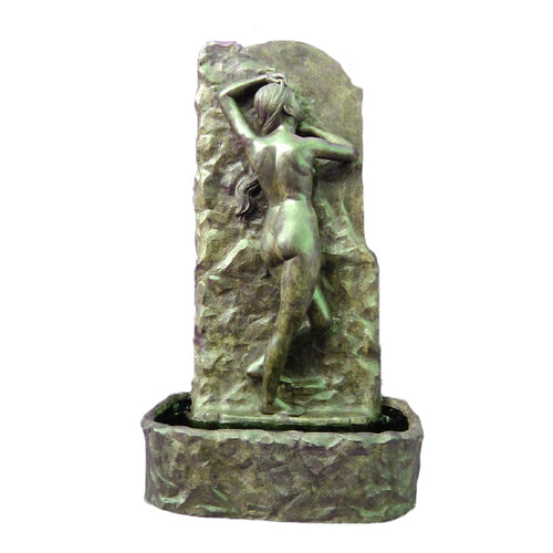 Nude Woman Bronze Floor Fountain