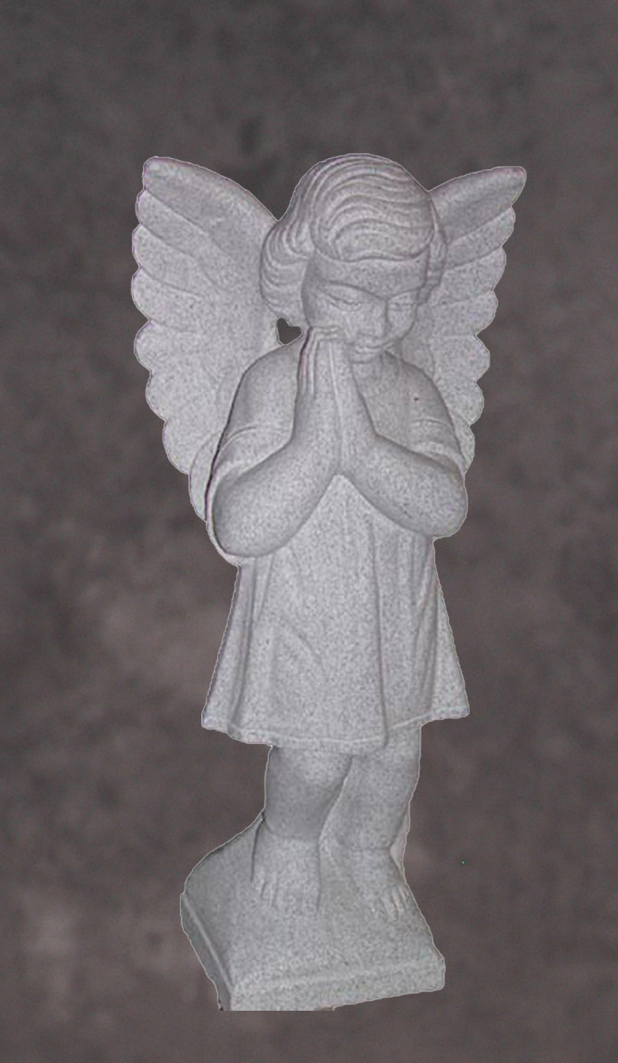 Memorial Praying Angel Marble Statue